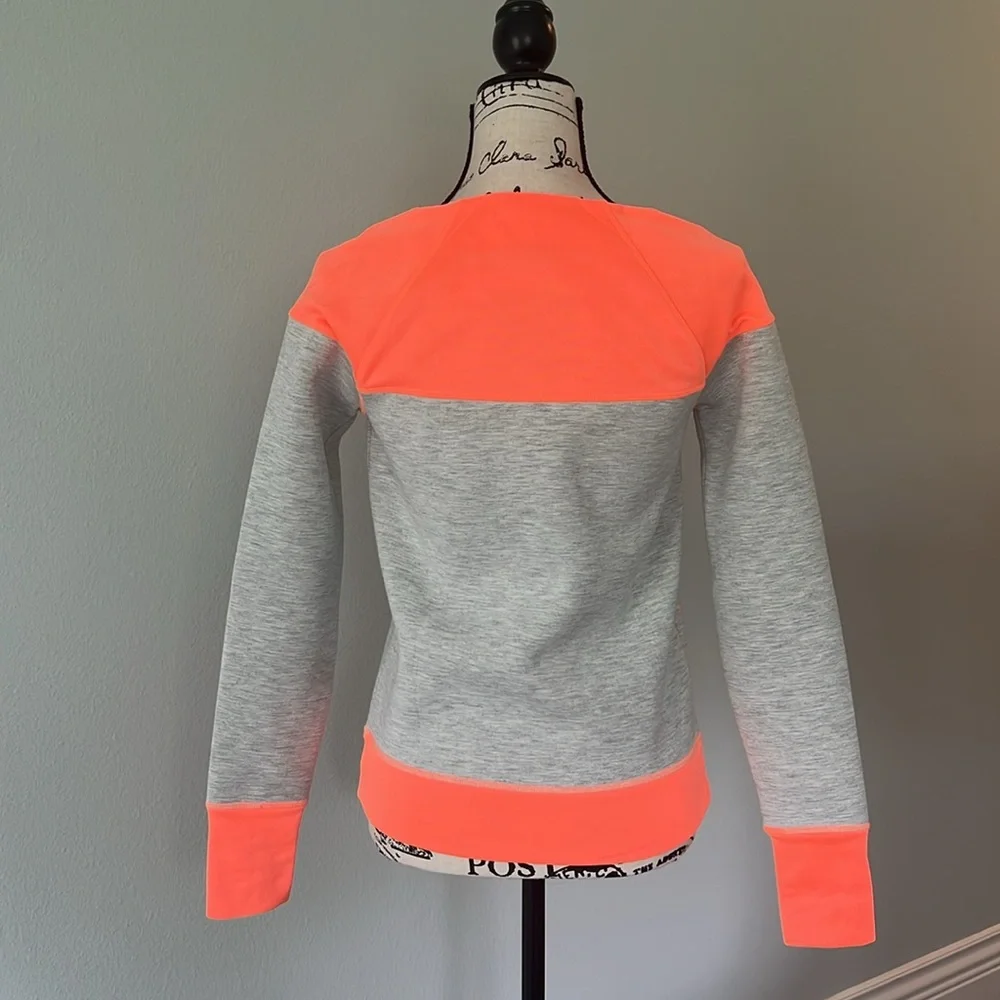 Athleta Grey and Neon Sweatshirt - Picture 5 of 7